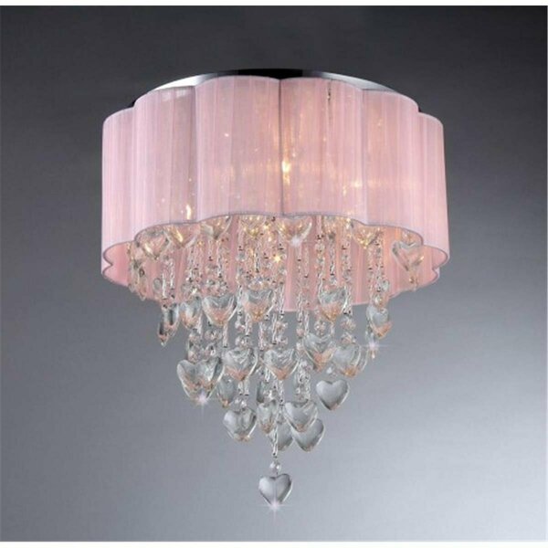 Warehouse Of Tiffany Eos 6-Light Chrome Ceiling Lamp RL7918-6